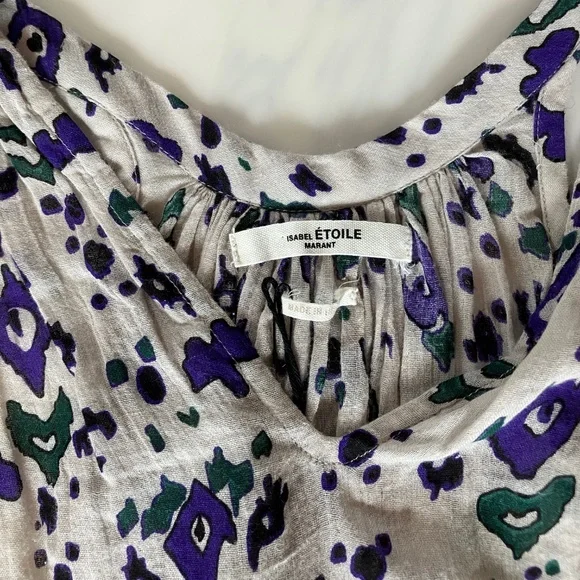 Isabel Marant Ryson Lightweight Cotton Sleeveless Top 40 M L - Picture 4 of 5